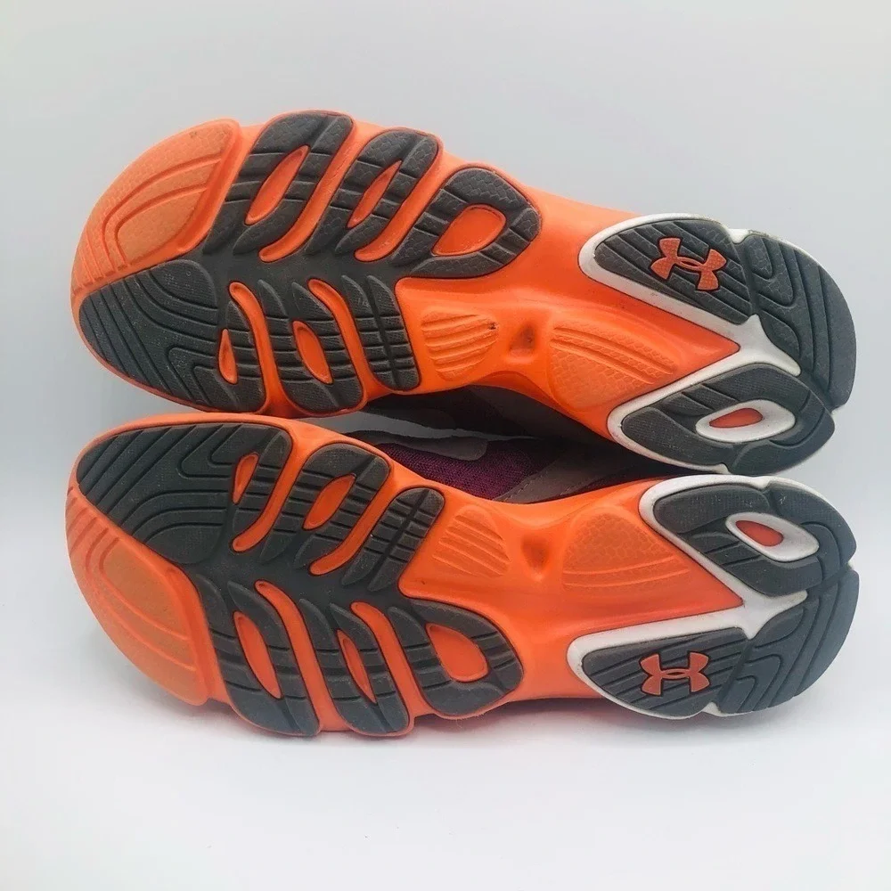 Under armor running shoes gray‎ and Orange 9.5